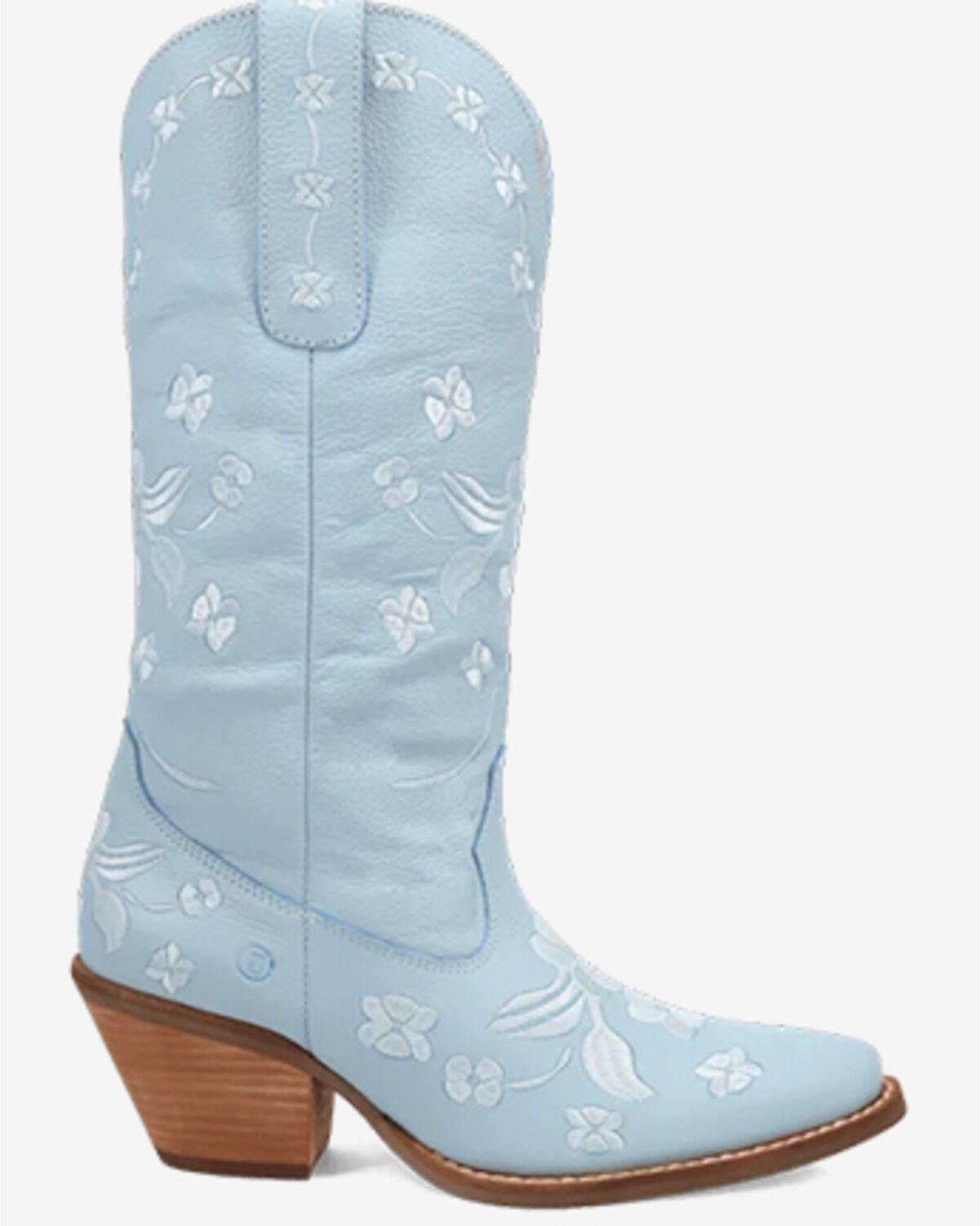 Image #2 - Dingo Women's Love Bug Western Boots - Snip Toe, Blue, hi-res