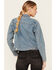 Image #4 - Levi's Women's Stone Wash Denim Original Trucker Jacket, Blue, hi-res