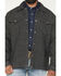 Image #3 - Panhandle Slim Men's Gambler Herringbone Fleece Lined Snap Jacket, Black, hi-res