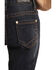 Image #4 - Rock & Roll Denim Girls' Dark Wash Seamed Trouser, , hi-res