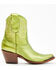 Image #2 - Idyllwind Women's Envy Metallic Fashion Leather Western Booties - Round Toe, Green, hi-res
