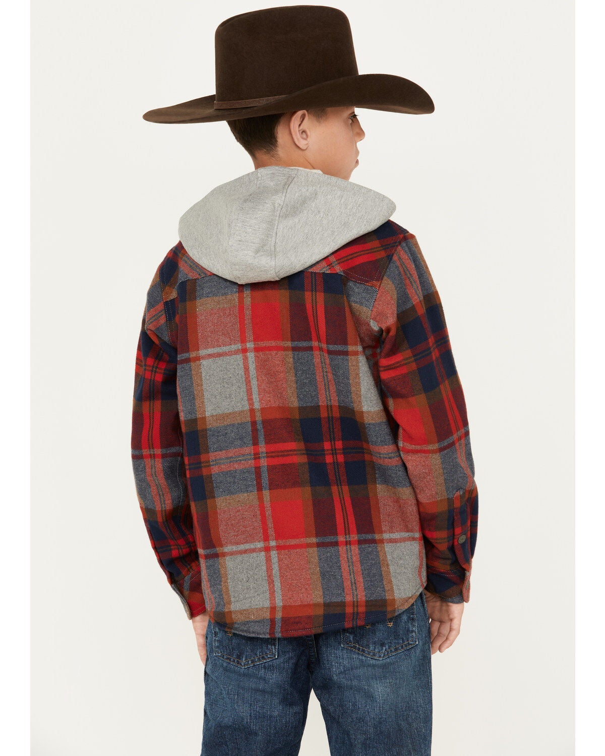 Image #4 - Ariat Boys' Hoffman Hooded Shirt Jacket, , hi-res