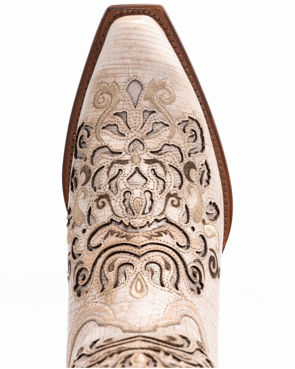 Image #6 - Shyanne Women's Natalie Western Boots - Snip Toe, Ivory, hi-res