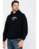 Jack Daniel's Men's Logo Hooded Sweatshirt , Black, hi-res