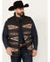 Image #1 - Ariat Men's Crius Southwestern Print Insulated Vest, Dark Grey, hi-res