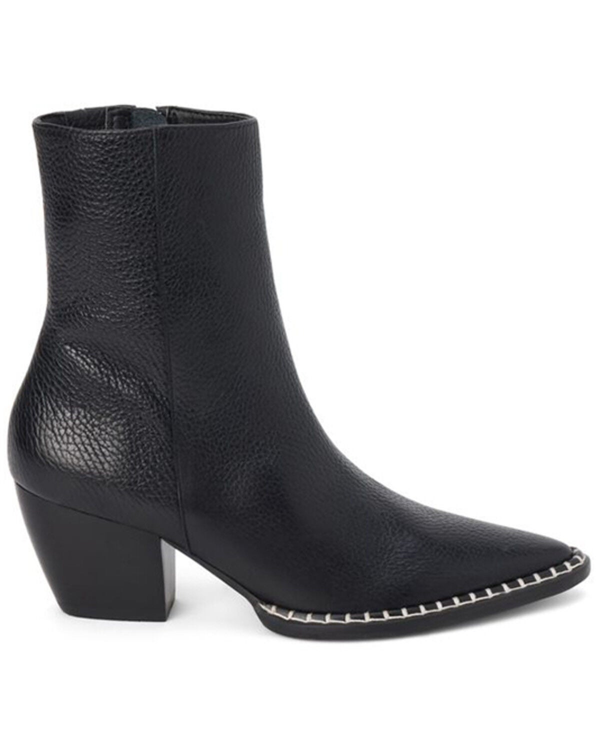 Image #2 - Matisse Women's Katy Western Booties - Round Toe, Black, hi-res