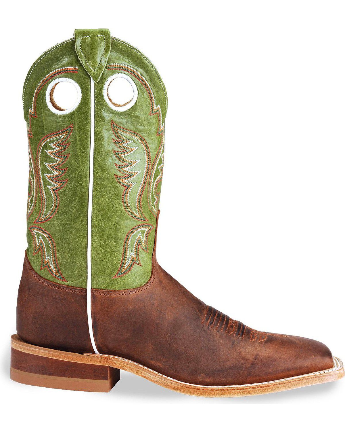Image #2 - Justin Men's Bent Rail Collection Western Boots, Cognac, hi-res