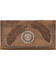 Image #1 - American West Women's Brown Tri-Fold Sacred Bird Feather Wallet , Distressed Brown, hi-res