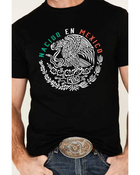 Cody James Men's Black Born In Mexico Graphic T-Shirt , Black, hi-res