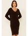 Image #2 - Tasha Polizzi Women's Lexi Midi Dress, Brown, hi-res