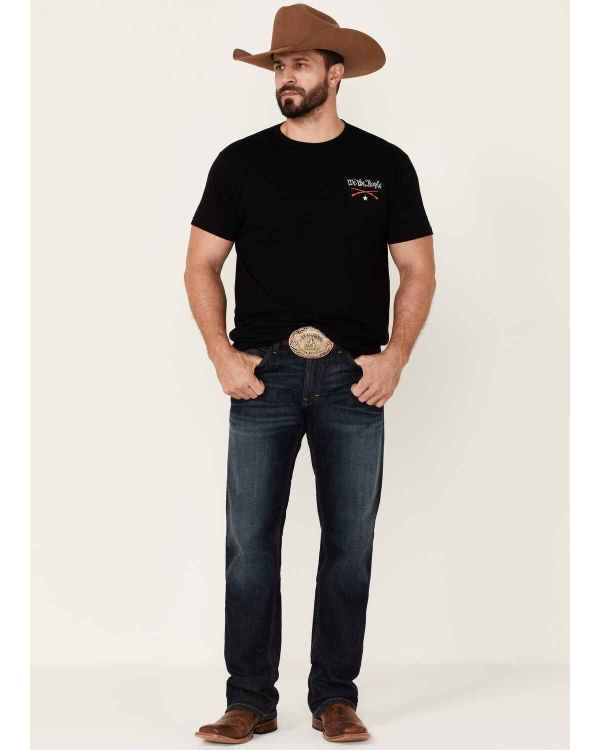 Image #2 - Howitzer Men's Standing Freedom Musket Graphic Short Sleeve T-Shirt, , hi-res