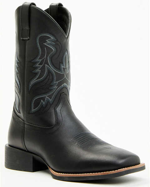 Cody James Ace™ Western Boots - Broad Square Toe, Black, hi-res