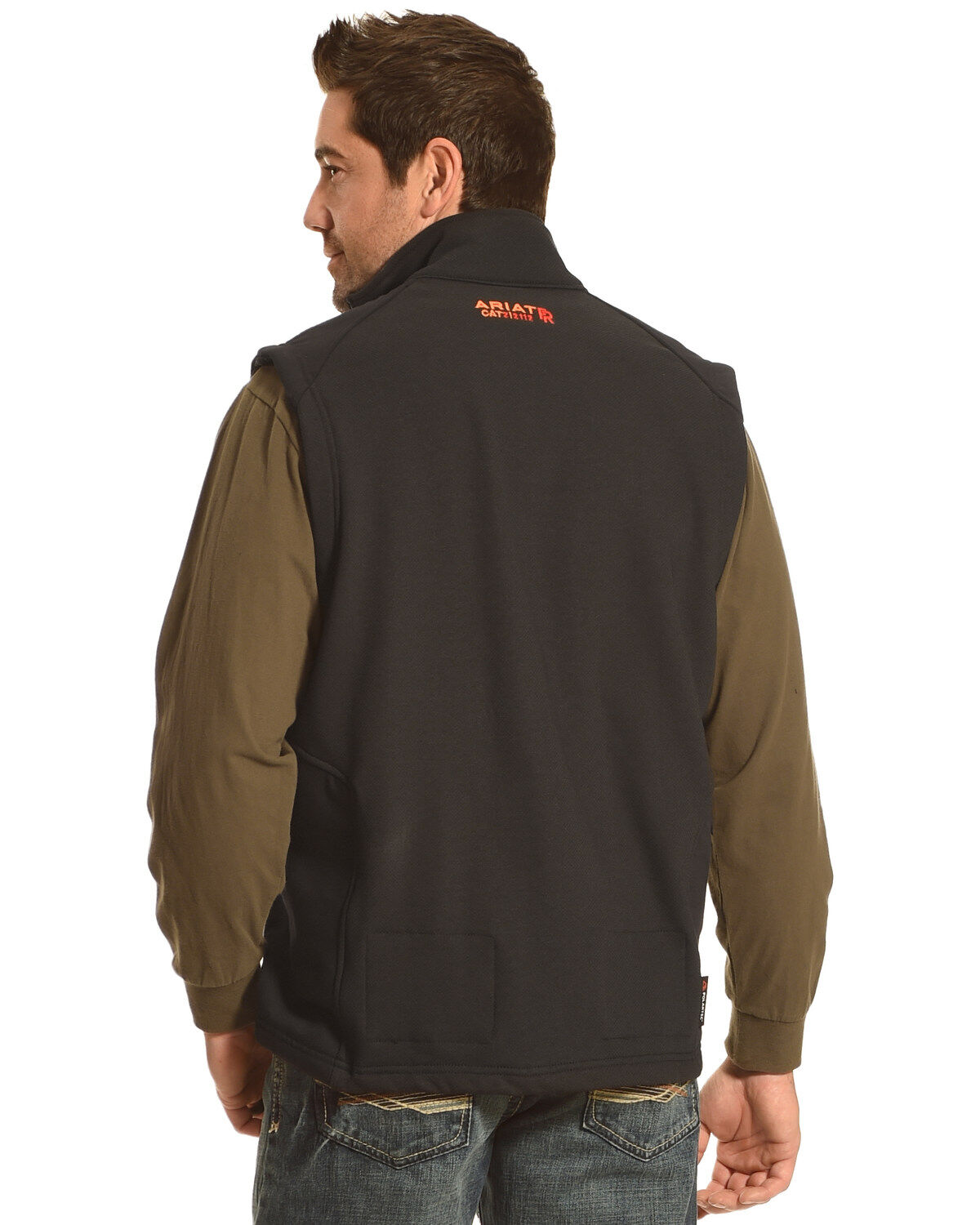 Image #3 - Ariat Men's FR Polartec Platform Vest, , hi-res