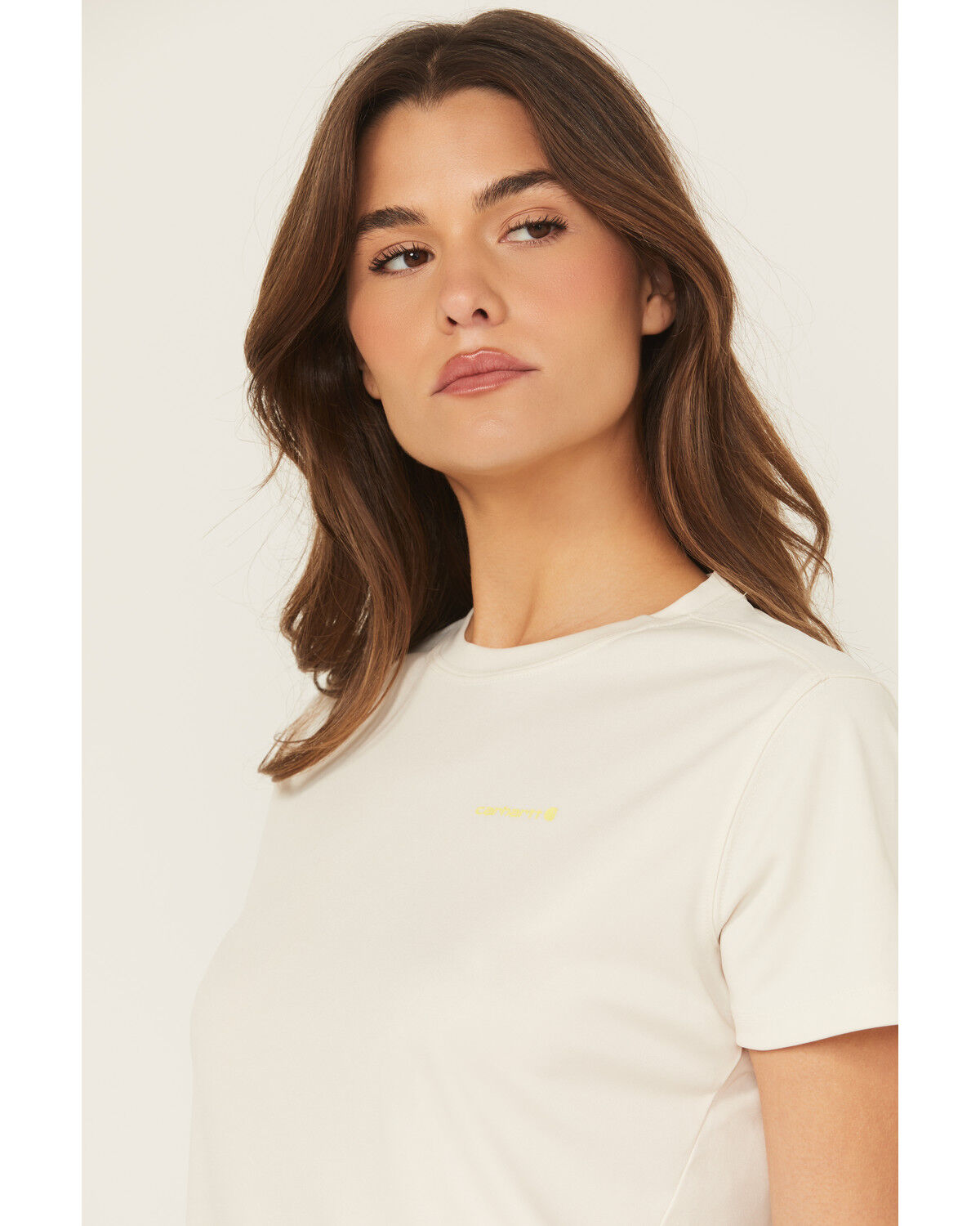 Image #2 - Carhartt Women's Force® Sun Defender™ Relaxed Fit Short Sleeve Work T-Shirt, White, hi-res