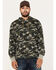 Image #1 - Moonshine Spirit Men's Now You See Me Burnout Camo Hooded Sweatshirt , Olive, hi-res