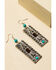 Image #2 - Shyanne Women's In The Oasis Rectangle Arrow Earrings , , hi-res