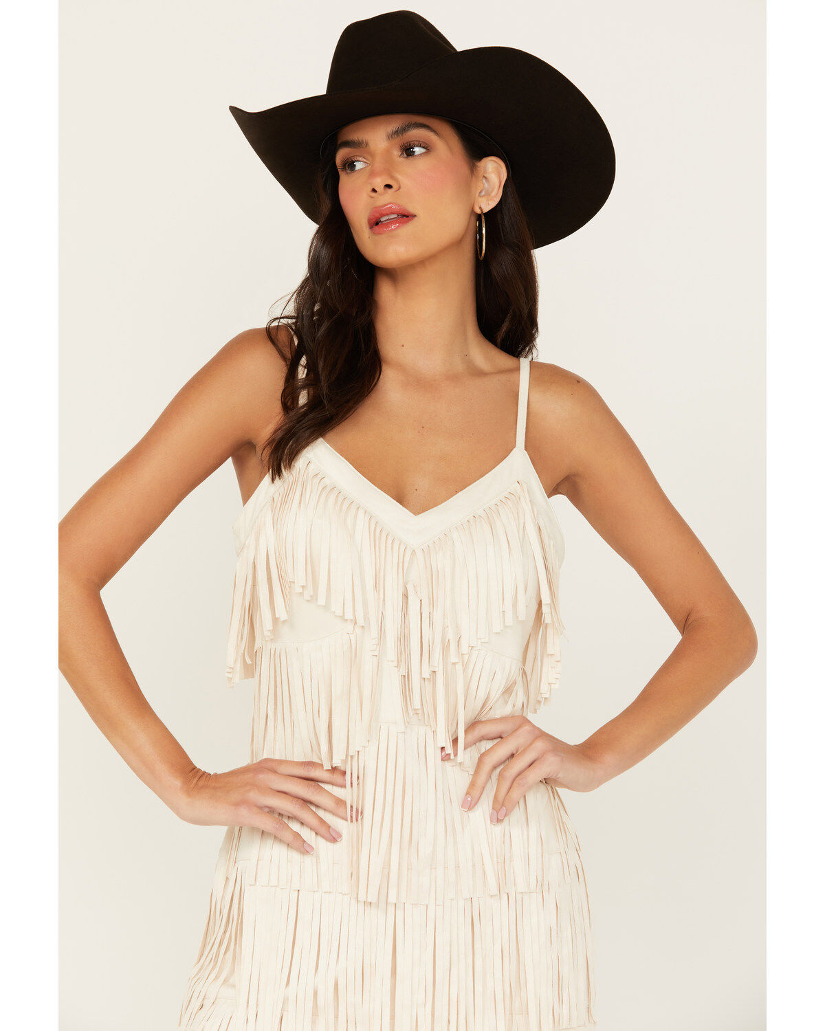Image #4 - Idyllwind Women's Brixworth Fringe Festival Mini Dress, Off White, hi-res