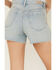Image #4 - Blank NYC Women's Starstruck Light Wash High Rise Embellished Front Pocket Shorts, Light Wash, hi-res