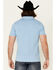 Image #4 - Hooey Men's The Maverick Short Sleeve Polo Shirt , Grey, hi-res