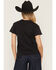 Image #4 - Wrangler Retro Women's Vintage Bucking Horse Short Sleeve Graphic Tee, Black, hi-res