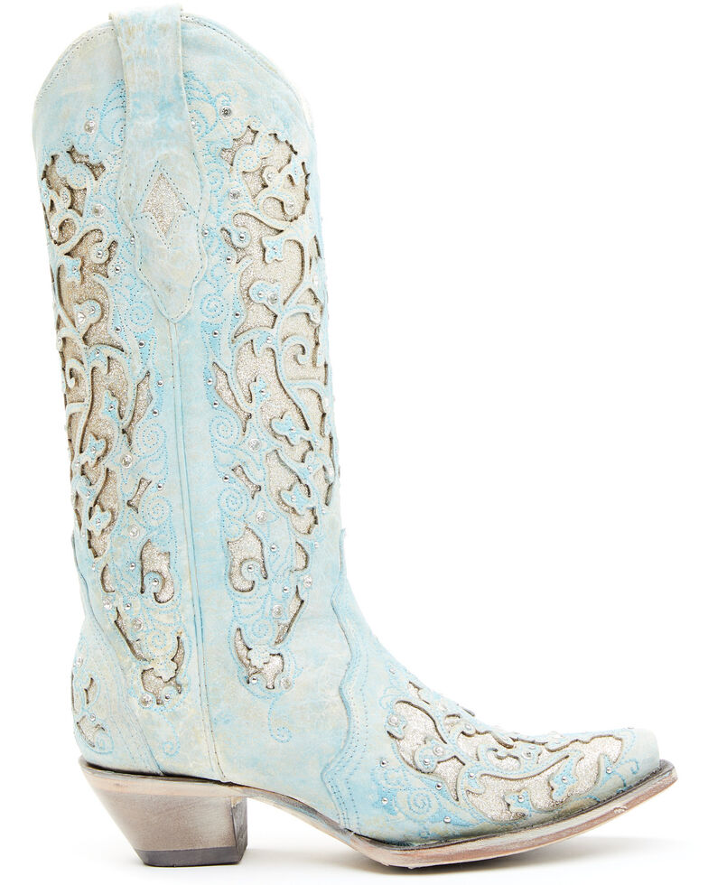 corral women's glitter inlay boots