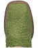Image #6 - Dan Post Women's Exotic Seabass Western Boots - Broad Square Toe, Green, hi-res