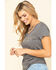Image #5 - Idyllwind Women's Boss Lady Grey V-Neck Trustie Tee, , hi-res