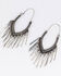 Image #1 - Idyllwind Women's Rodeo Rebel Fringe Hoop Earrings, Silver, hi-res