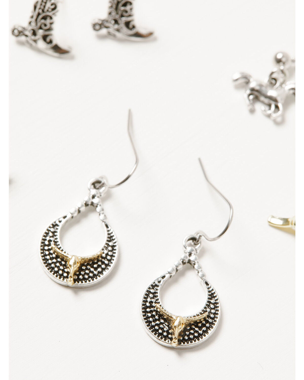 Image #2 - Shyanne Women's True Western Charm Earring Set - 5 Piece, Multi, hi-res