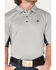 Image #3 - RANK 45® Men's Solid Renegade Performance Short Sleeve Polo Shirt, Charcoal, hi-res