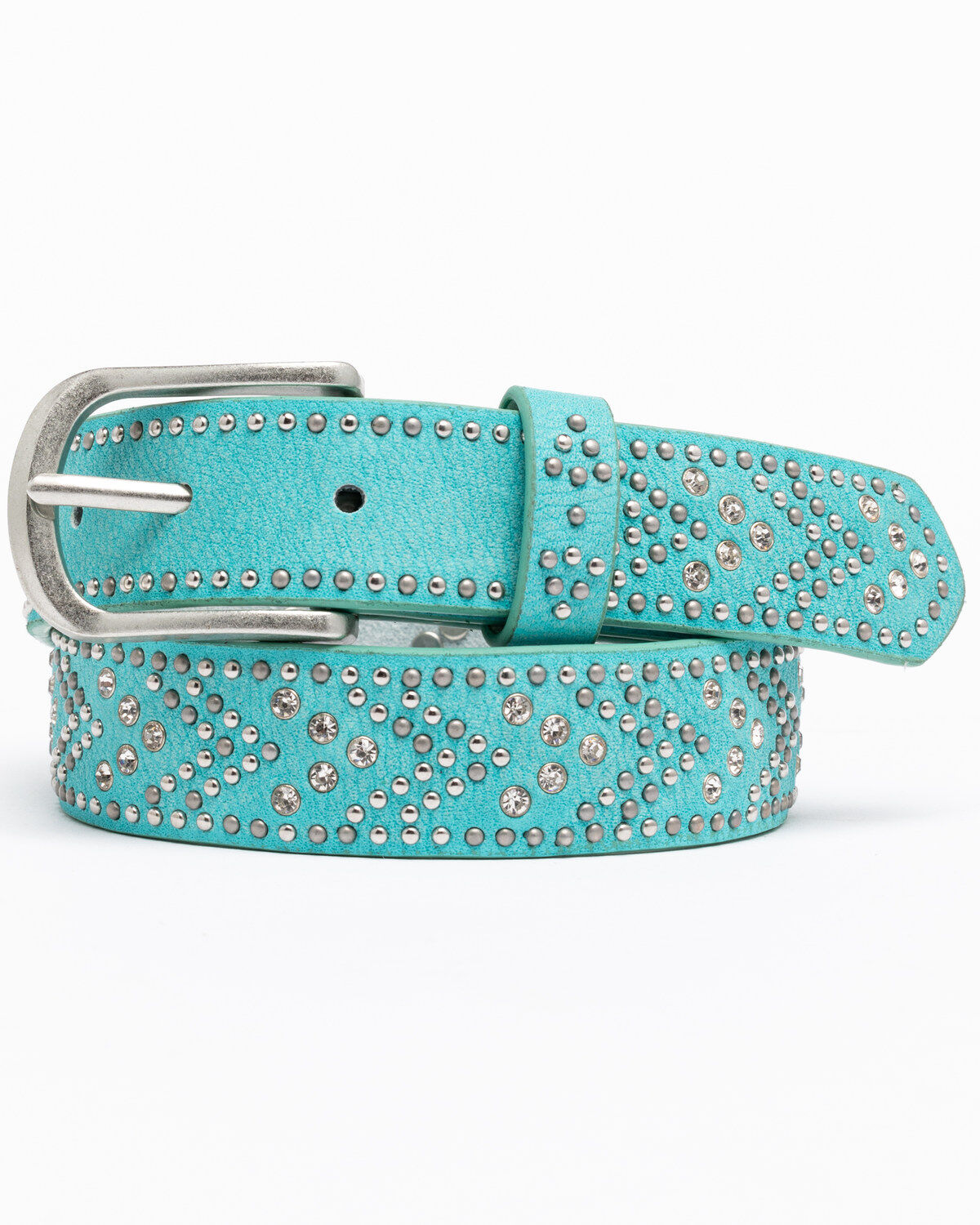 Image #1 - Shyanne Girls' Tempt To Shine Belt, Turquoise, hi-res