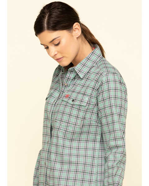 Image #5 - Ariat Women's FR Eberly Snap Long Sleeve Work Shirt, , hi-res