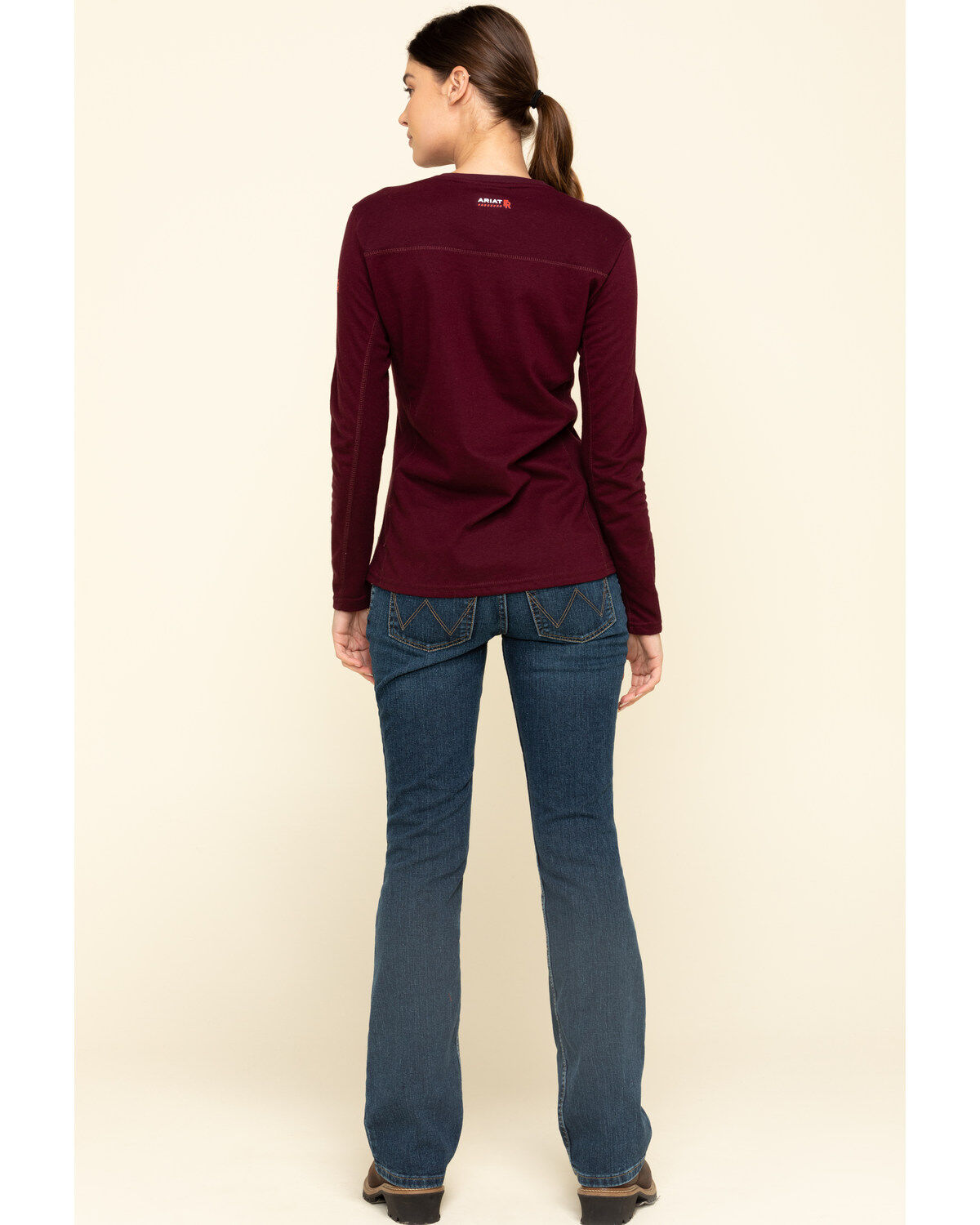 Image #5 - Wrangler Women's Dark Mae FR Jeans, Indigo, hi-res