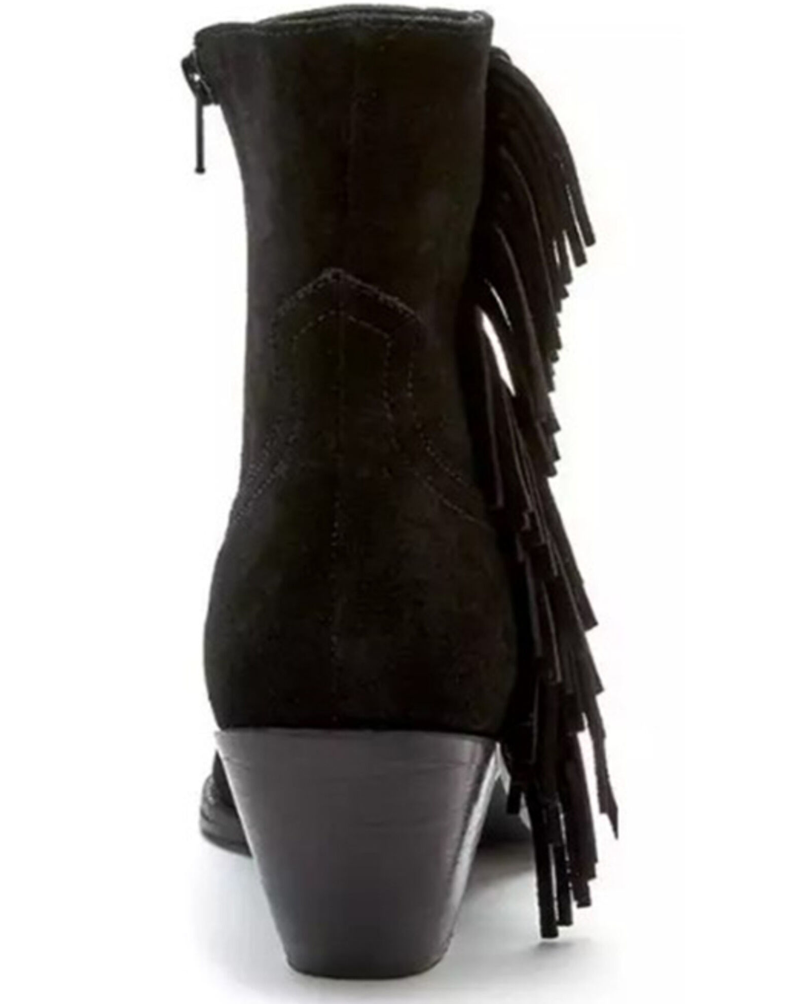 Coconuts fringe booties shop