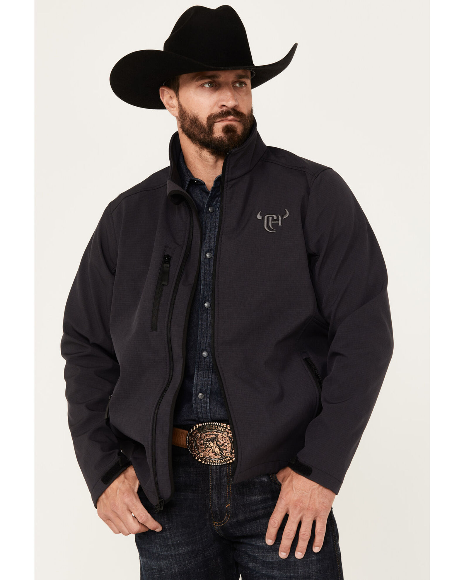 Cowboy Hardware Men s Logo Softshell Jacket Pueblo Mall