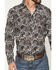 Image #3 - Cody James Men's Colorado Ridge Paisley Print Long Sleeve Snap Western Shirt - Tall, Brown, hi-res