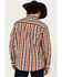 Image #4 - RANK 45® Men's Dakota Plaid Print Long Sleeve Button-Down Performance Western Shirt, Brown, hi-res