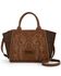 Image #1 - Wrangler Women's Jessie Embroidered Concealed Carry Tote, Brown, hi-res