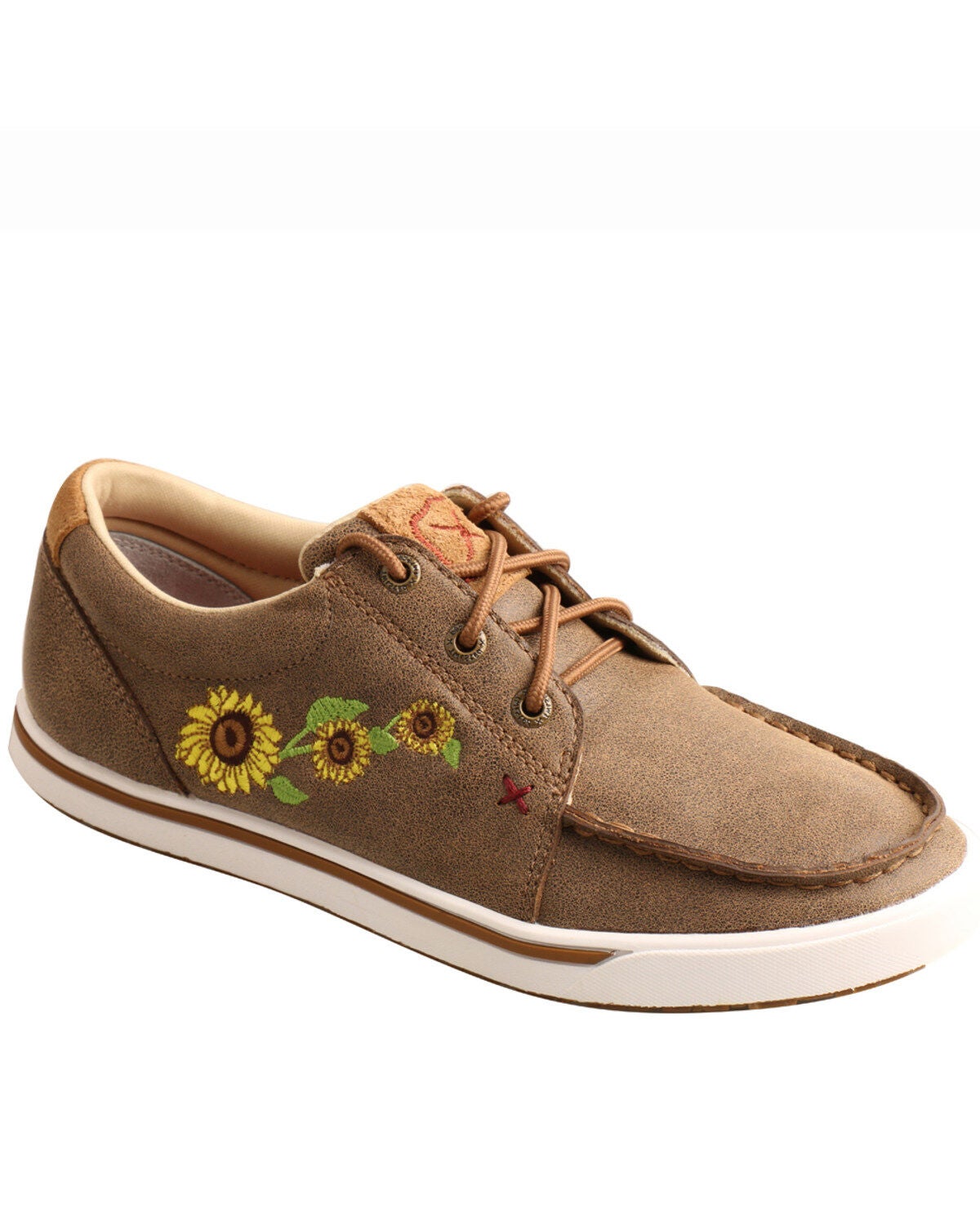 Twisted X Women's Sunflower Casual Shoes - Moc Toe, Brown, hi-res