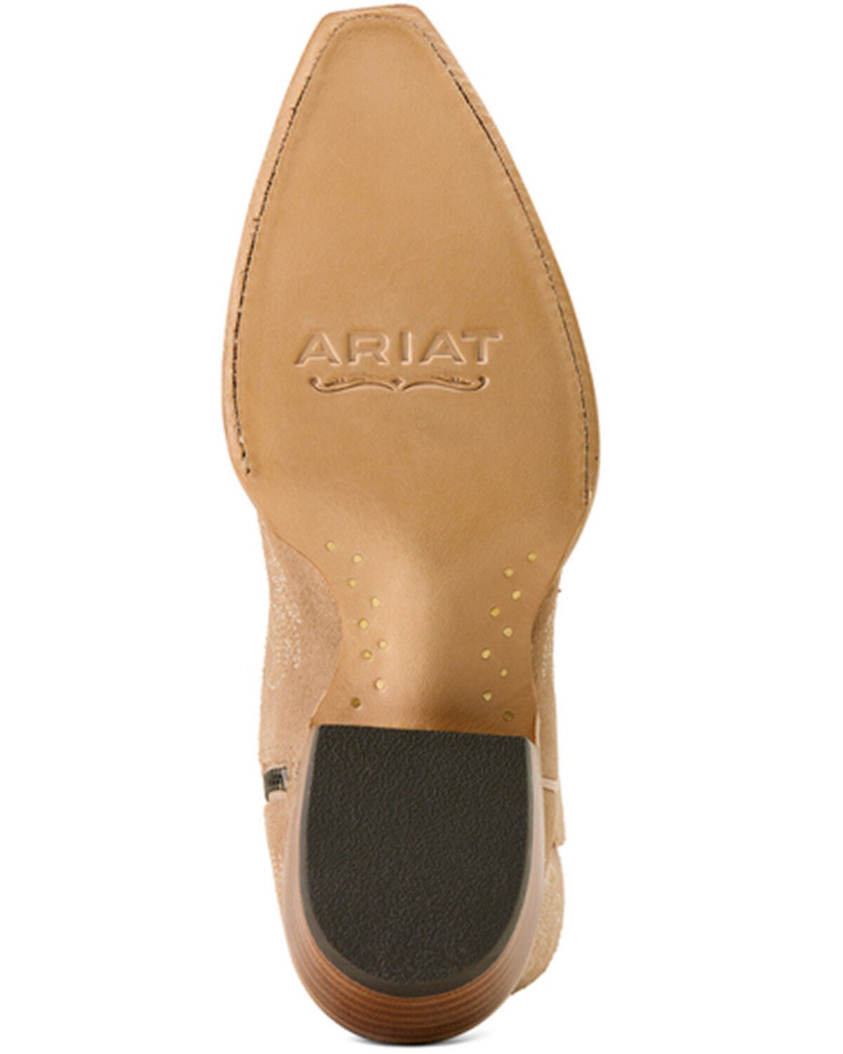 Image #5 - Ariat Women's Cate Suede Short Western Boots - Snip Toe, Coral, hi-res