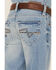 Image #4 - Cody James Boys' Arlo Light Wash Slim Bootcut Jeans, Blue, hi-res