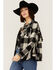 STS Ranchwear Women's Black & Cream Fringe Oaklie Jacket, Black, hi-res