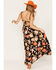 Free People Women's Wisteria Floral Print Maxi Dress, Black, hi-res