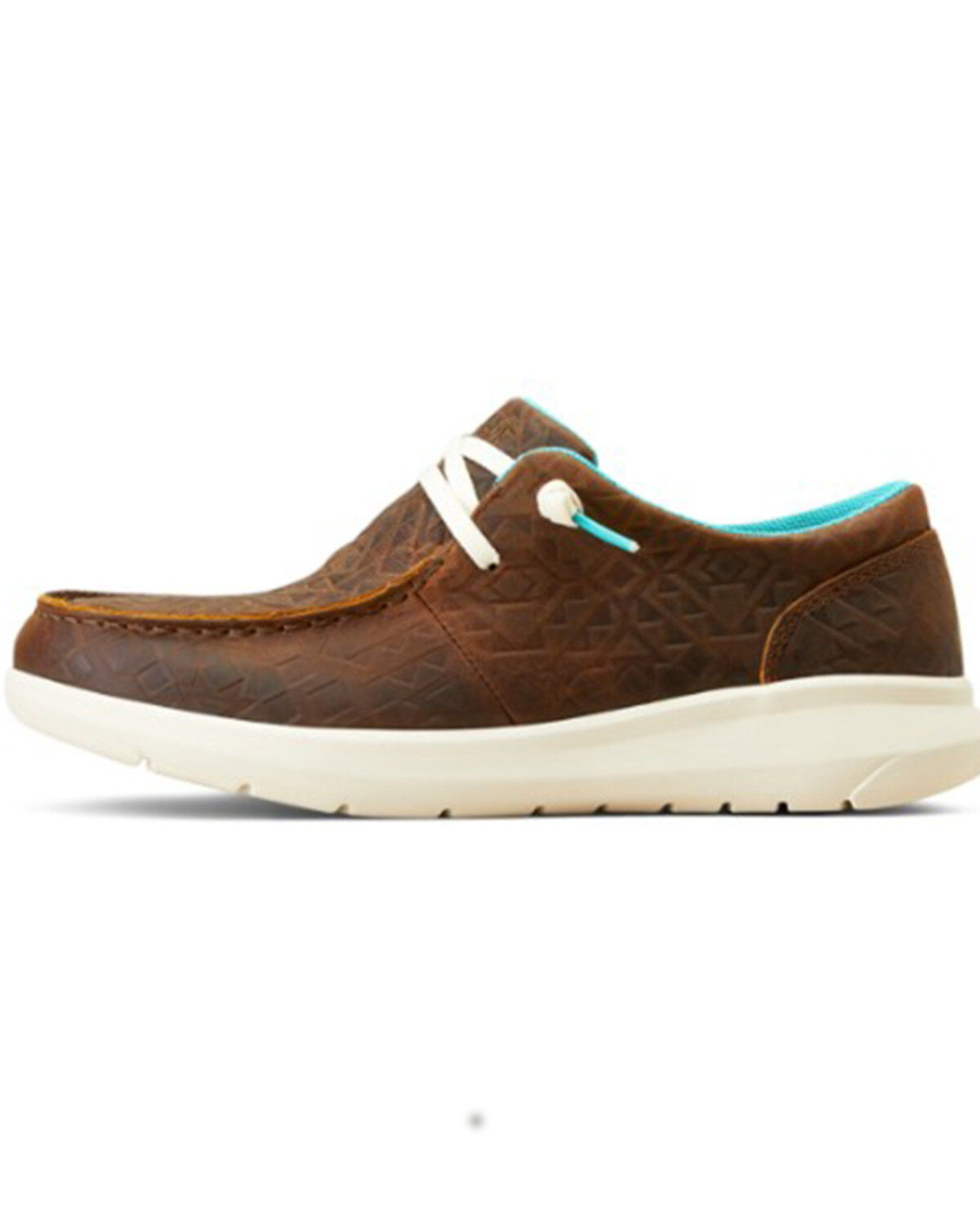 Image #2 - Ariat Women's Hilo Embossed Casual Shoes - Moc Toe, Brown, hi-res
