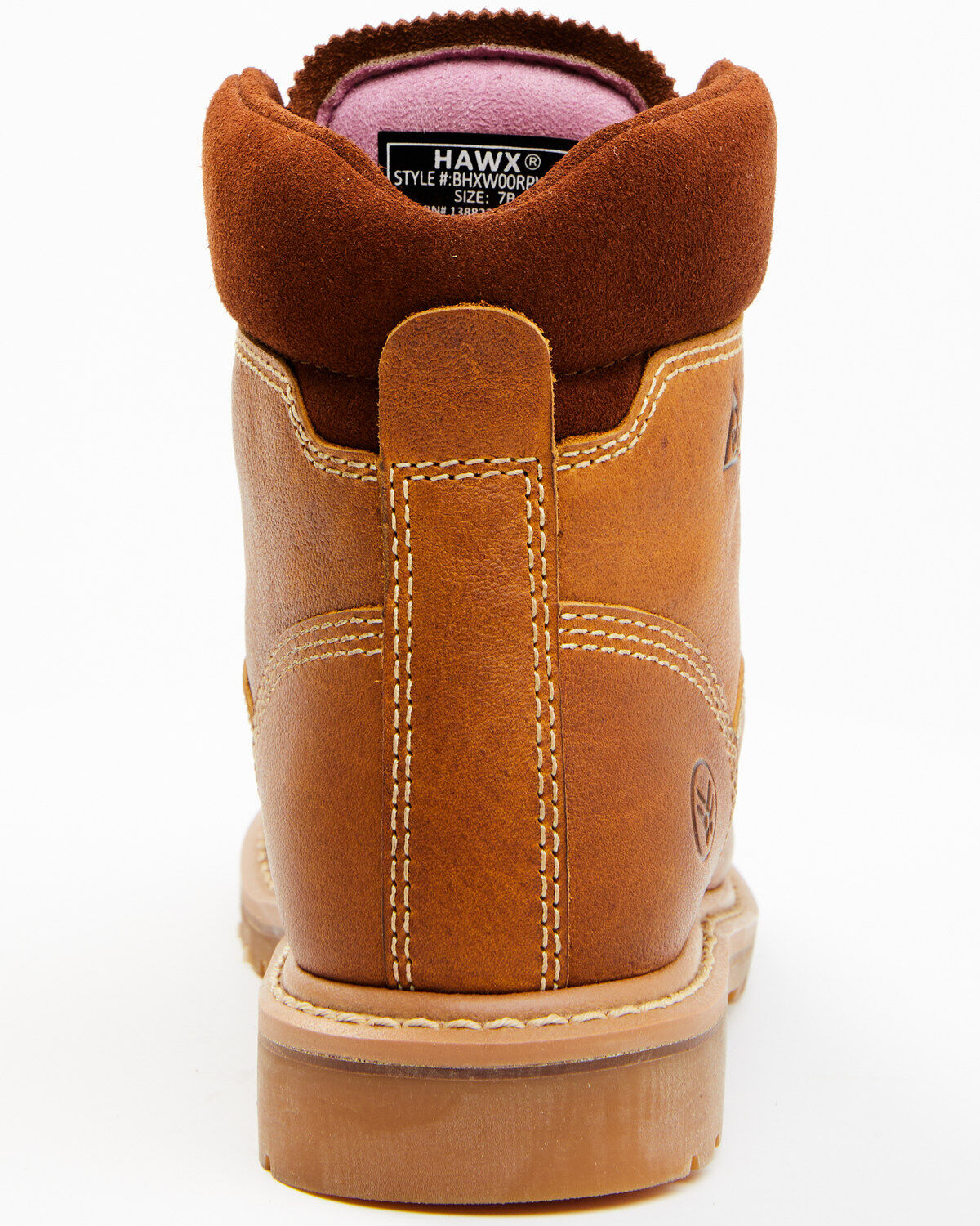 Image #5 - Hawx Women's Trooper Work Boots - Soft Toe, Brown, hi-res