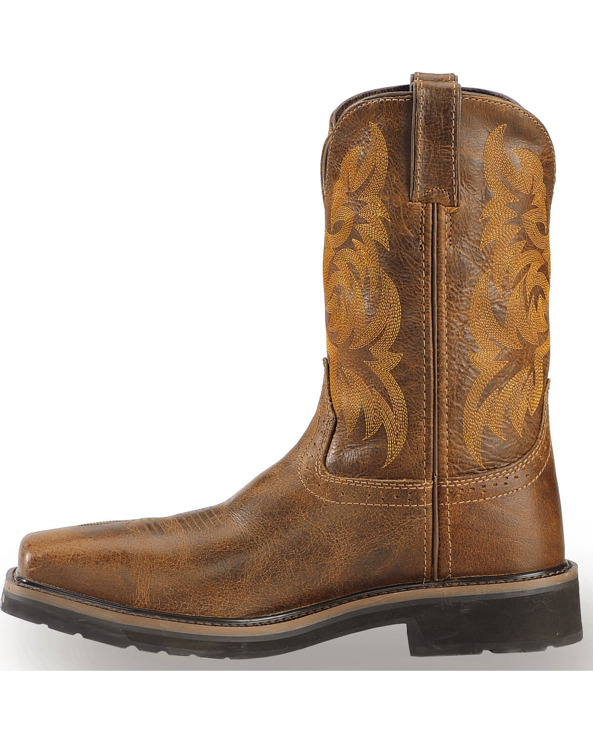 Image #3 - Justin Men's Stampede Handler Electrical Hazard Work Boots - Composite Toe, , hi-res