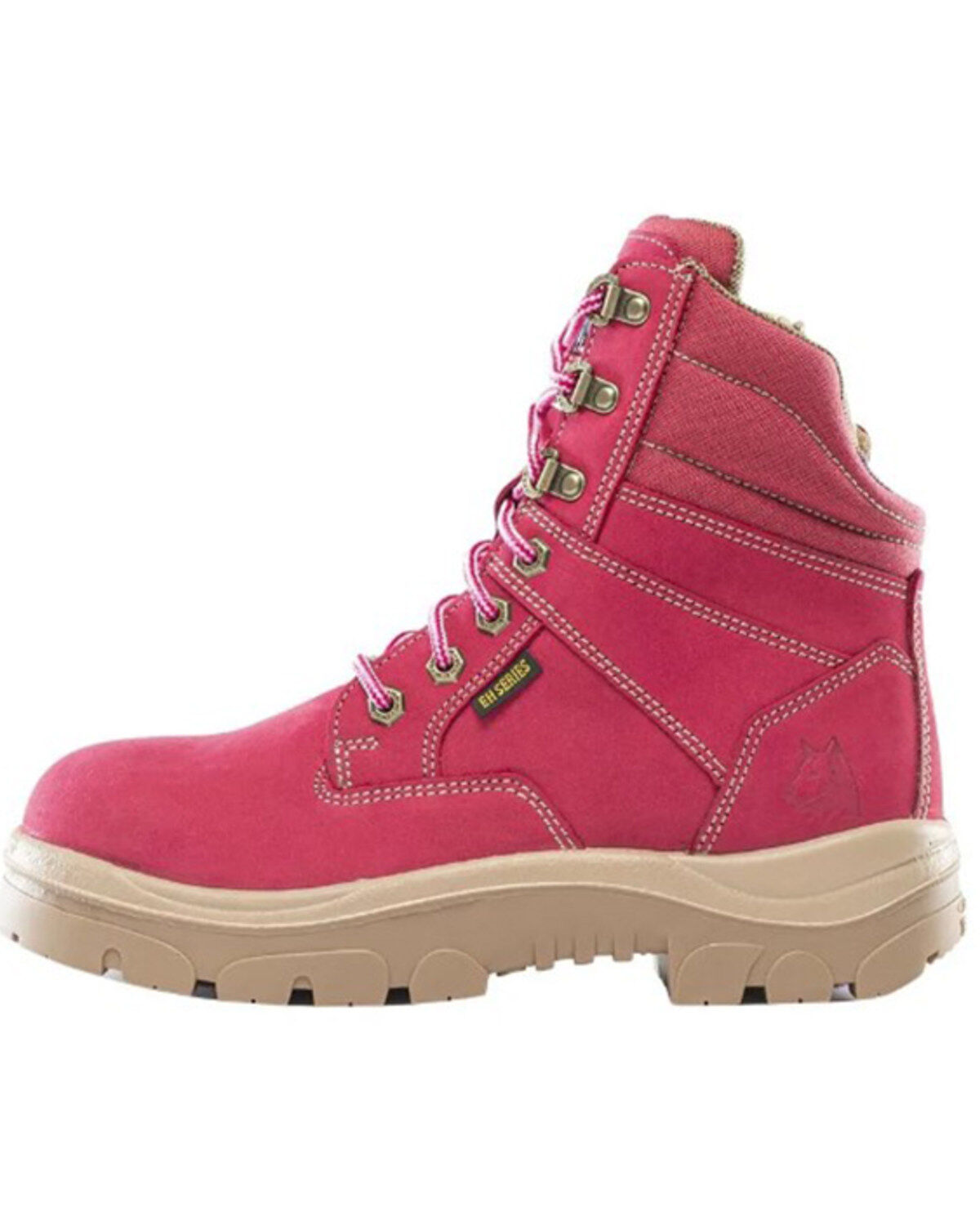 Image #3 - Steel Blue Women's Southern Cross Zip Work Boots - Steel Toe, Pink, hi-res
