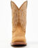 Image #4 - Justin Men's Frontier Western Boots - Broad Square Toe, Brown, hi-res
