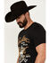 Image #2 - Pendleton Men's Steer Rodeo Short Sleeve Graphic T-Shirt , Charcoal, hi-res