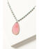 Image #1 - Shyanne Women's Prism Skies Geode Necklace, Silver, hi-res